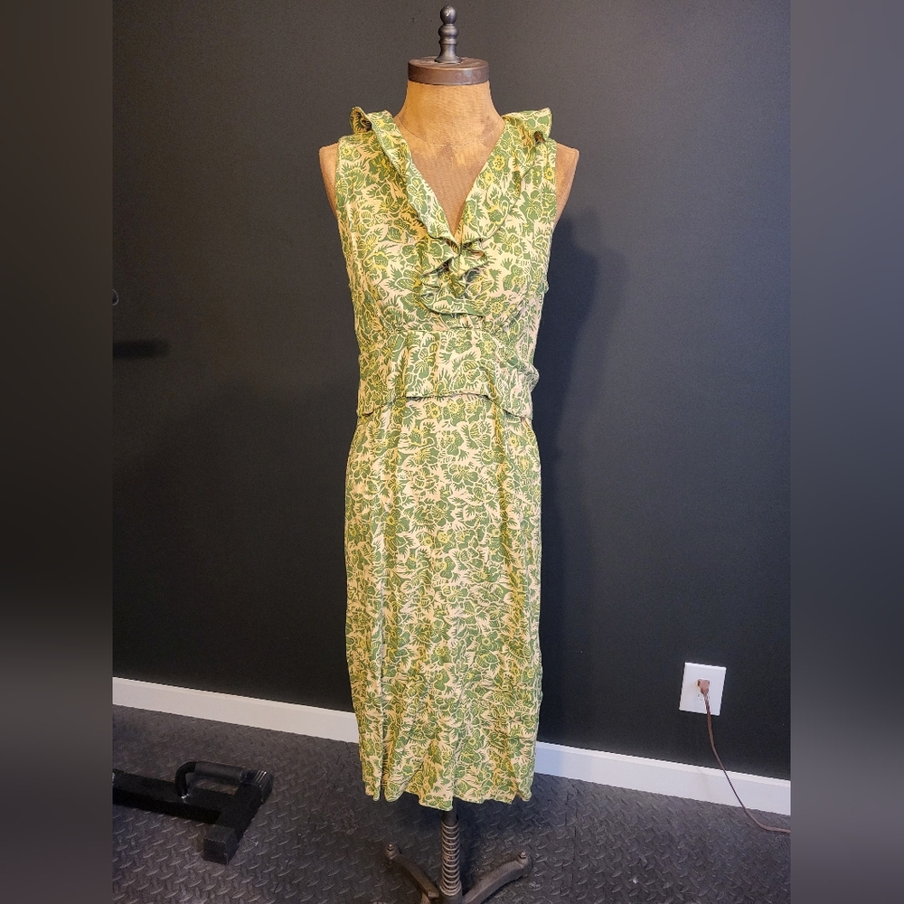 Floral Green Midi Dress by White Rice size medium